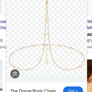 Montce Gold Body Chaindorne belly chain bikini bought at montce